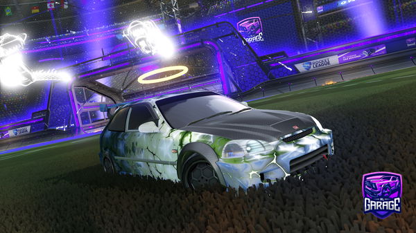 A Rocket League car design from Protti22