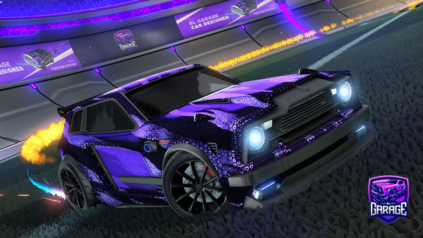 A Rocket League car design from Pixel_boy11