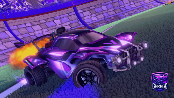 A Rocket League car design from GRAHHHBUU
