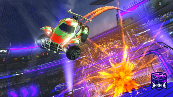 A Rocket League car design from cooldood