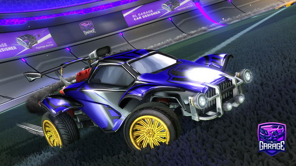 A Rocket League car design from HarbingerGXT