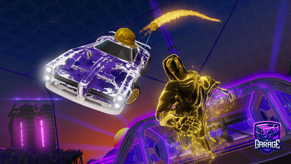 A Rocket League car design from Capybara007decria
