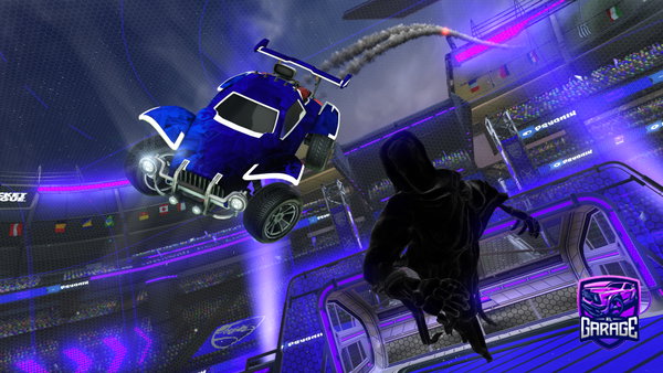 A Rocket League car design from penguinsAA