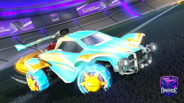 A Rocket League car design from LittleFangthe2nd