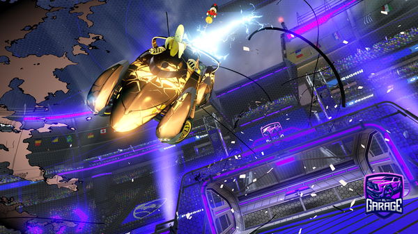 A Rocket League car design from SoccerSunday