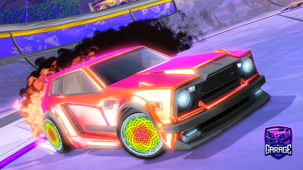A Rocket League car design from Cr7_hgsj87
