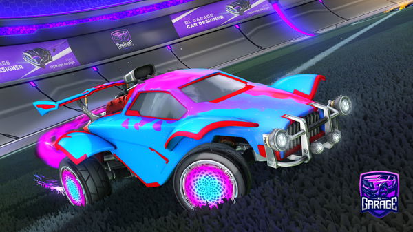 A Rocket League car design from MOZA_the_legend