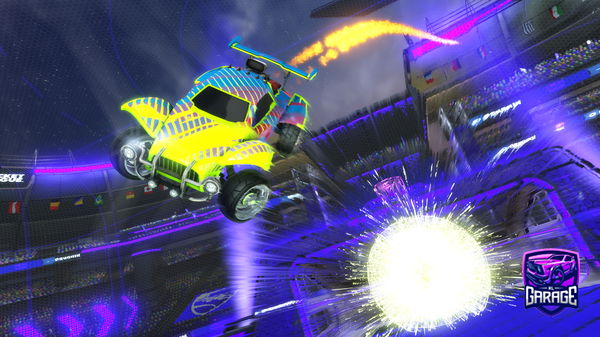 A Rocket League car design from GBTzombie