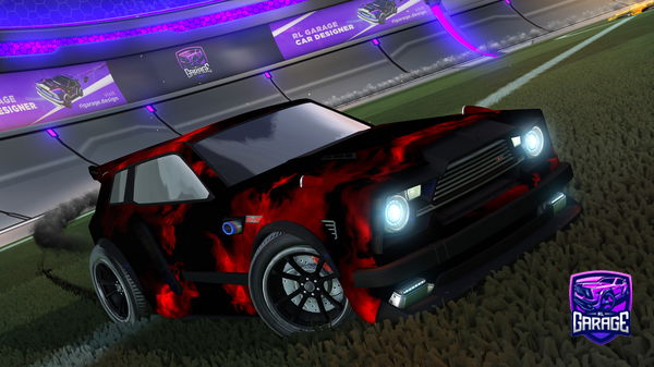 A Rocket League car design from Dragon98x