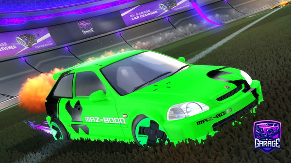 A Rocket League car design from xgigixg