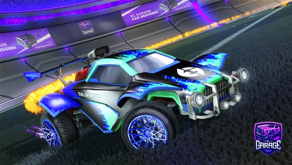 A Rocket League car design from Siryko_007