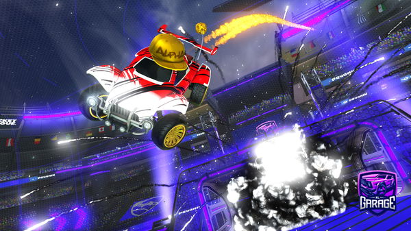 A Rocket League car design from ITSJRD900