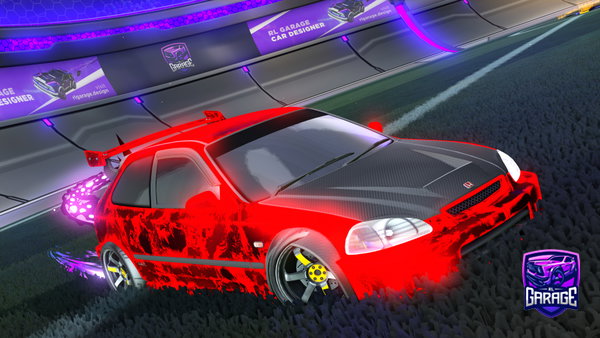 A Rocket League car design from HaMiSnjak
