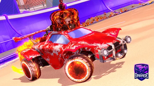 A Rocket League car design from Mec_GAMER