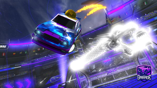 A Rocket League car design from Xaviqxaviq