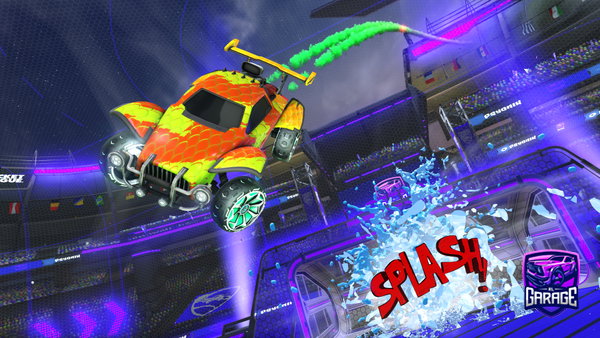 A Rocket League car design from BananaTime_27