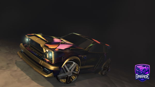 A Rocket League car design from PRGNUGGET