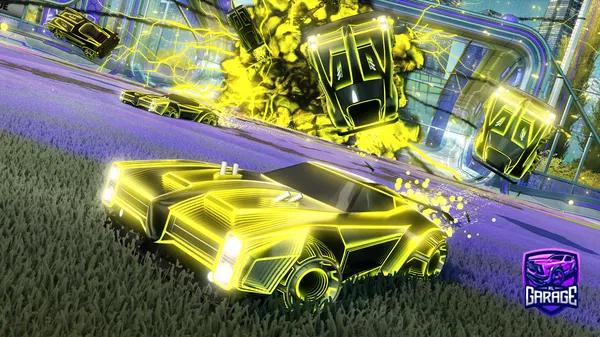 A Rocket League car design from Kitrinos200