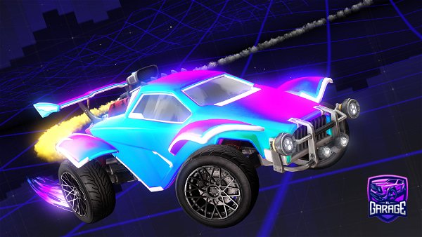 A Rocket League car design from Migticote
