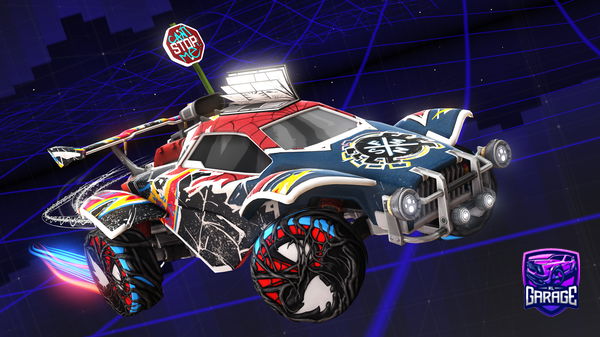 A Rocket League car design from XudiBTB2