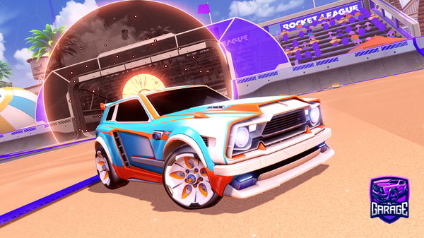 A Rocket League car design from McMoceXVII