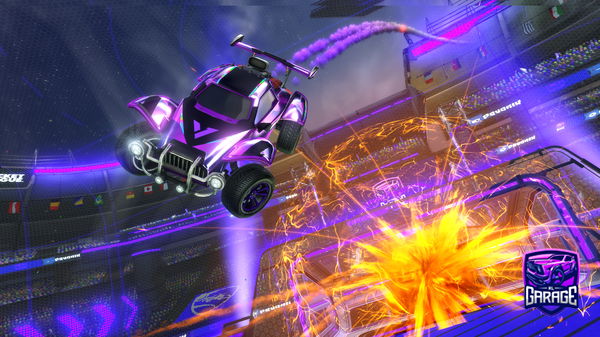 A Rocket League car design from Wombastick