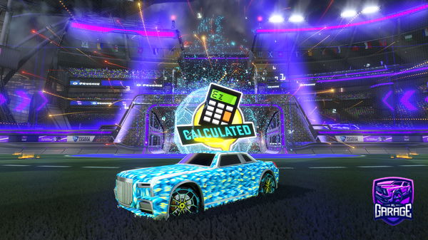 A Rocket League car design from NeuroBobby