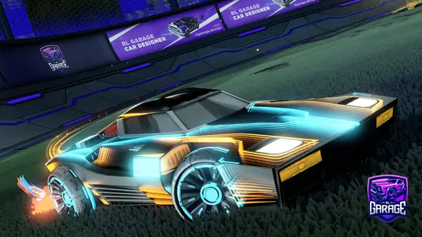 A Rocket League car design from Lukaurio
