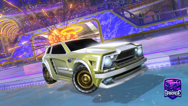 A Rocket League car design from SkiriaSdk