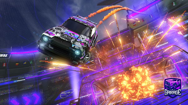 A Rocket League car design from TxC_Noah