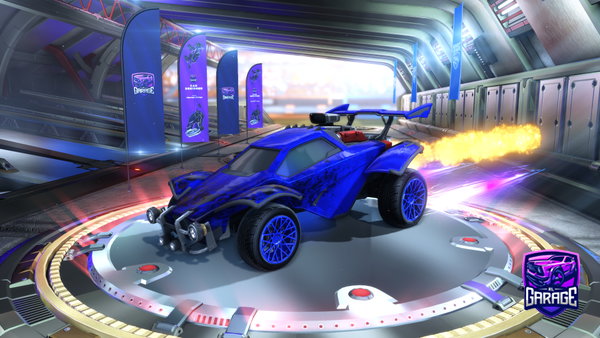 A Rocket League car design from AllianceLunasola