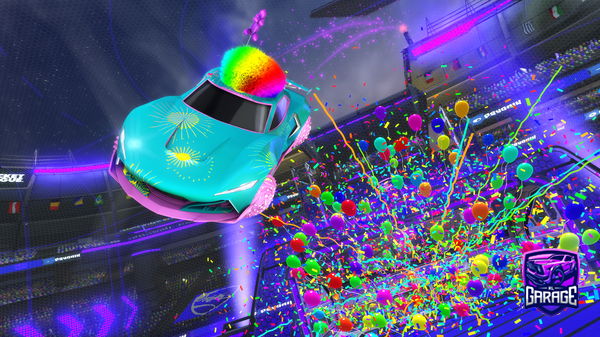 A Rocket League car design from Mogadoo11