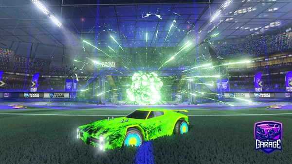 A Rocket League car design from hzbudjf