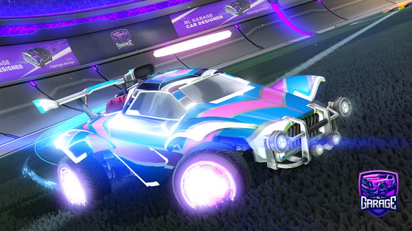 A Rocket League car design from ADJ-337