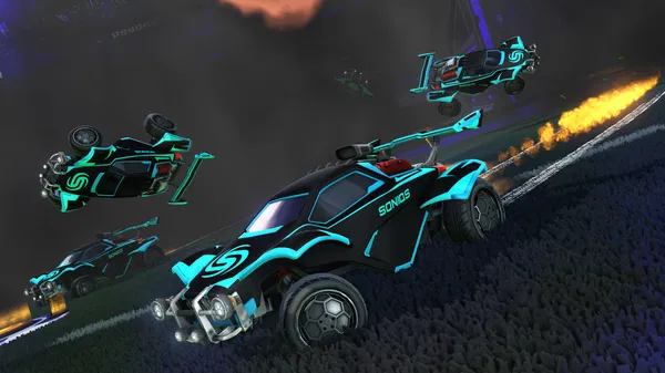 A Rocket League car design from bazminco