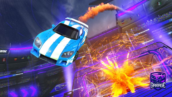 A Rocket League car design from bruvic220