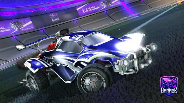 A Rocket League car design from plopblop2009