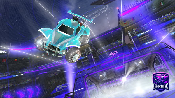 A Rocket League car design from Oynx_XD