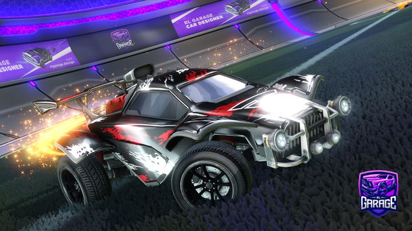 A Rocket League car design from Industryfox