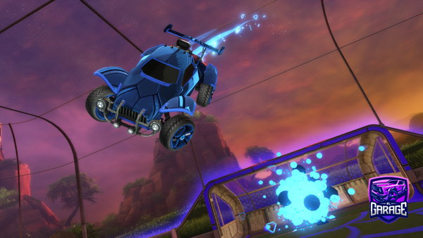 A Rocket League car design from Ntr0
