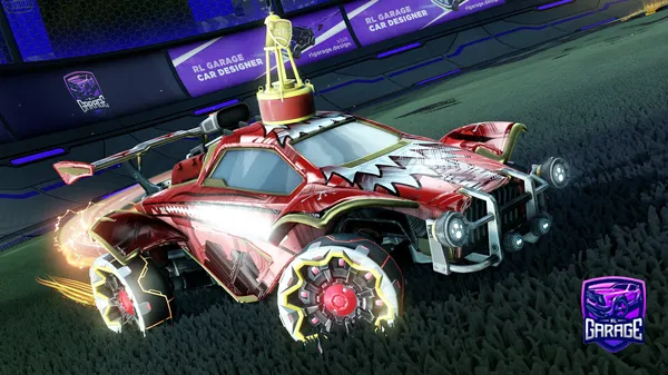 A Rocket League car design from abspielen