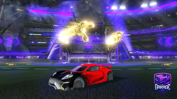 A Rocket League car design from Woptv123