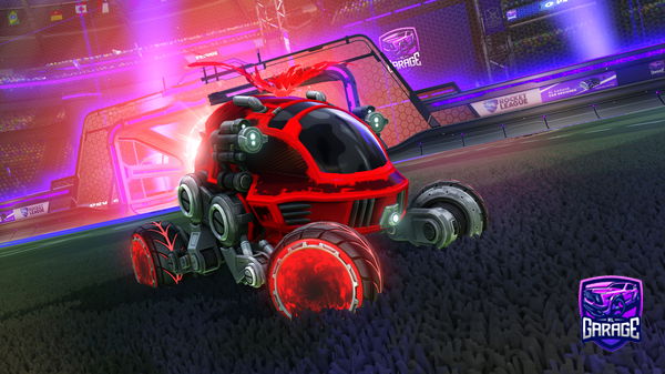 A Rocket League car design from Peiksbi