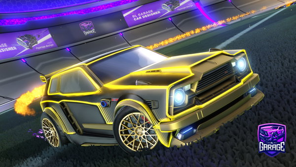 A Rocket League car design from HO2