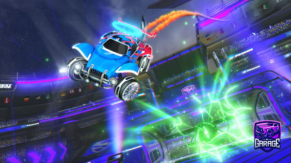 A Rocket League car design from SparkzYT053