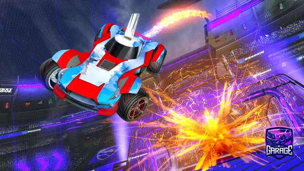 A Rocket League car design from hotwifi
