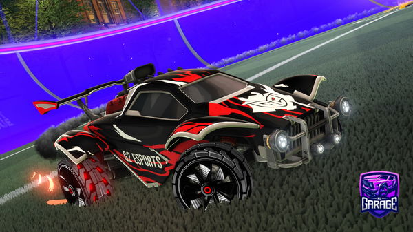 A Rocket League car design from AmazingKing