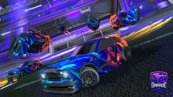 A Rocket League car design from Fraftyxd