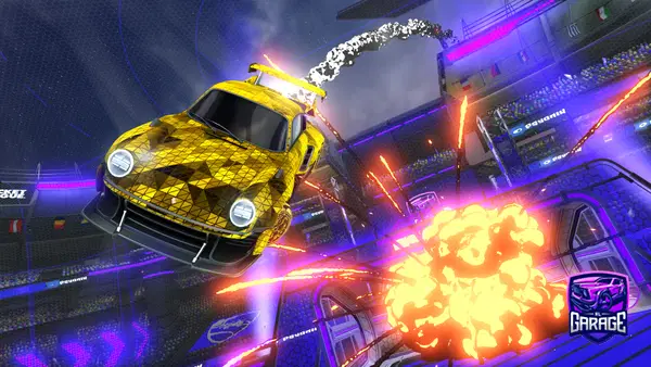 A Rocket League car design from Taggbulle