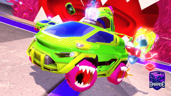 A Rocket League car design from AlliagePaille69